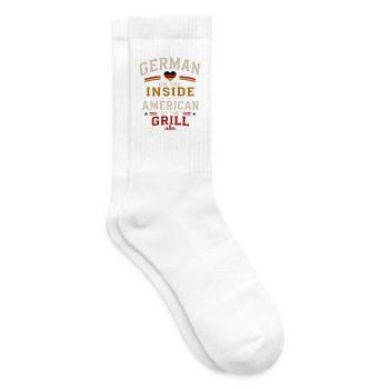 Half German Half American Origin - Tennis socks - white - Right