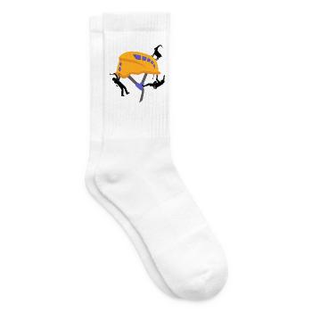 Casque de sécurité Casque d’escalade Alpiniste - Chaussettes de tennis - blanc - Droite