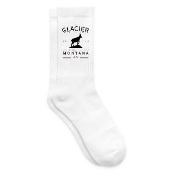 Glacier National Park - Tennissocken - Weiß - Rechts
