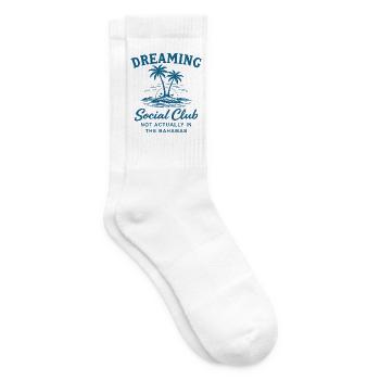 Dreaming Social Club Not Actually In The Bahamas - Tennissocken - Weiß - Rechts