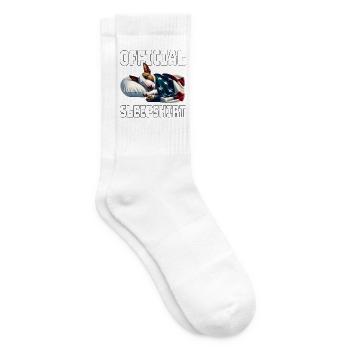 Bullterrier US Schlafshirt - Tennissocken - Weiß - Rechts