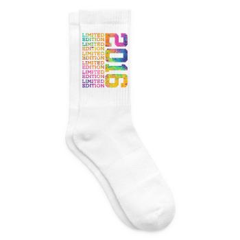 LIMITED EDITION 2016 - 10 JAHRE - 10. GEBURTSTAG - Tennissocken - Weiß - Rechts