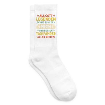 Taxifahrer - Tennissocken - Weiß - Rechts