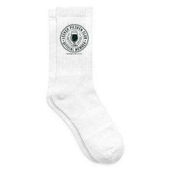 Bier Lecker Pilsken Club Ruhrpott Pils Bierchen - Tennissocken - Weiß - Rechts