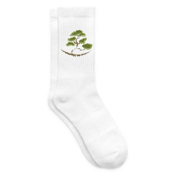  Baum Kunst japan japanisch asiatisch - Tennissocken - Weiß - Rechts