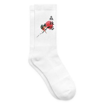 kanji japan japanisch anime asian vögel  - Tennissocken - Weiß - Rechts