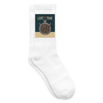 Lost in Time – Zeit im Labyrinth - Tennissocken - Weiß - Rechts