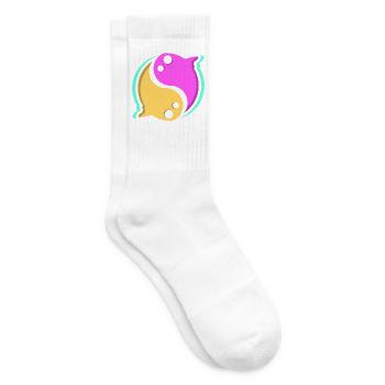 Qigong Qi Gong Tai Chi Chigong - Tennissocken - Weiß - Rechts