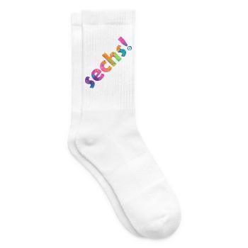 SECHS 6 JAHRE 6. GEBURTSTAG - Tennissocken - Weiß - Rechts