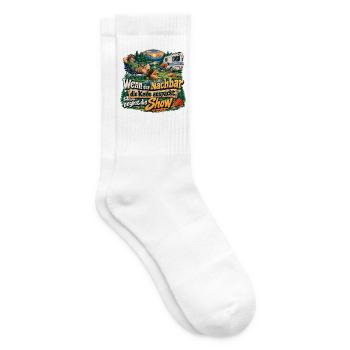 Wenn der Nachbar die Keile auspackt, beginnt die - Tennissocken - Weiß - Rechts
