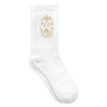Höhlenforschung Spelunking Cave Explorer - Tennissocken - Weiß - Rechts