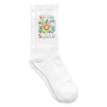 Safari Squad Zoo Tierliebhaber - Tennissocken - Weiß - Rechts