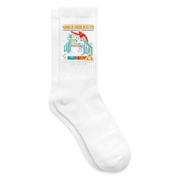 Hundesport Fehler im Parcours - Tennissocken - Weiß - Rechts