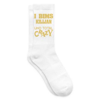 Crazy Killian - Tennissocken - Weiß - Rechts