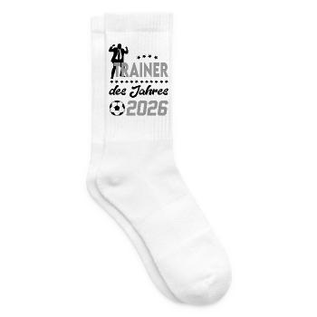 Bester Trainer Fußball Fußballspieler Verein Coach - Tennissocken - Weiß - Rechts