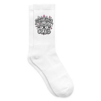 Pickleball Leidenschaft Trendsport Spruch - Tennissocken - Weiß - Rechts