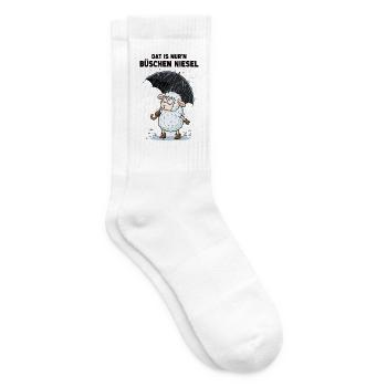That's Just A Bushes Drizzle Sheep Umbrella - Tennissocken - Weiß - Rechts