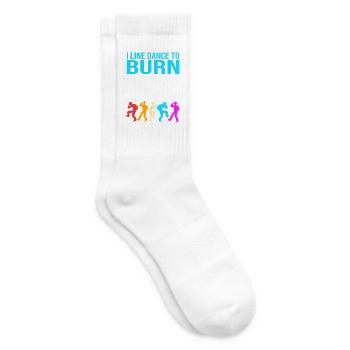 Linedance - Tennissocken - Weiß - Rechts