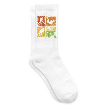Tauchen im Meer Design Für Schnorcheln und Tauchen - Tennissocken - Weiß - Rechts