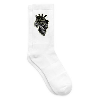 SCHÄDEL ALESSIA ET CETERA - Tennissocken - Weiß - Rechts
