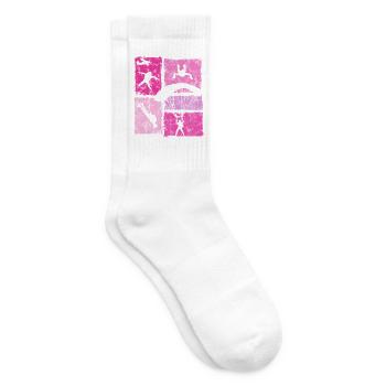 Fallschirmspringer Freifall Fallschirm Extremsport - Tennissocken - Weiß - Rechts
