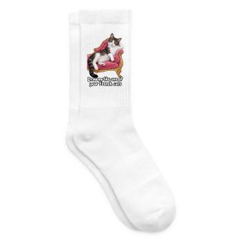 Zeichne mich - Tennissocken - Weiß - Rechts