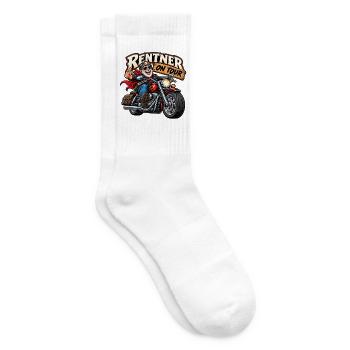 Rentner on Tour - Tennissocken - Weiß - Rechts