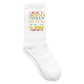 Schmied - Tennissocken - Weiß - Rechts