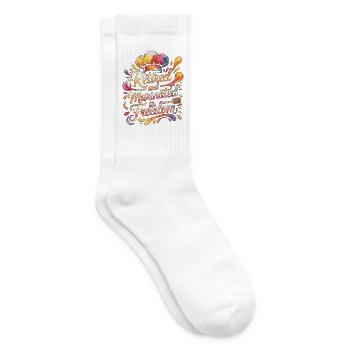 Retired And Marinated Loves Cooking Retired Chef - Tennissocken - Weiß - Rechts