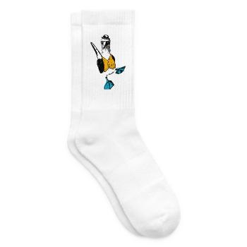 Blautölpel mit Weste - Tennissocken - Weiß - Rechts
