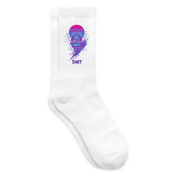 Trippy Festival Hippie-Musik Trippy Batik-Rave - Tennissocken - Weiß - Rechts