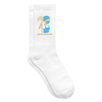 Schulhausmeister - Tennissocken - Weiß - Rechts