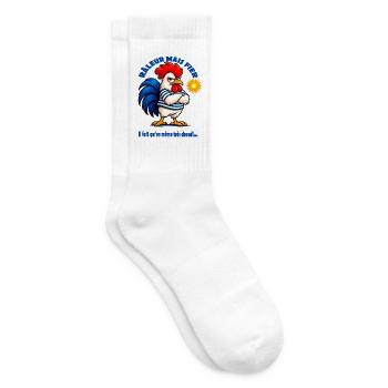 Der französische Nörgler - Tennissocken - Weiß - Rechts