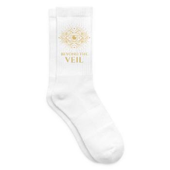 Mystisches Auge – Beyond the Veil - Tennissocken - Weiß - Rechts