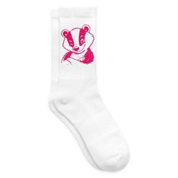 Dachs Augenzwinkern - Tennissocken - Weiß - Rechts