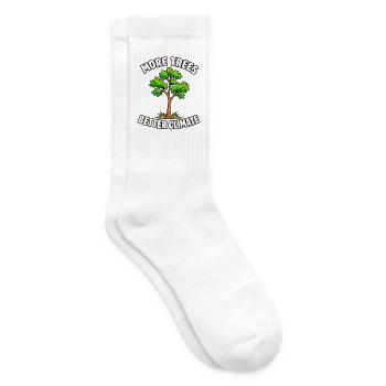 Mehr Bäume besseres Klima - Tennissocken - Weiß - Rechts