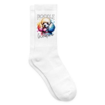 Pudel Flüsterer - Tennissocken - Weiß - Rechts