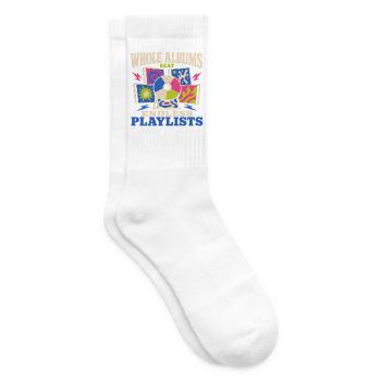 Cd-sammler Kompaktplatte Physisches Medium - Tennissocken - Weiß - Rechts