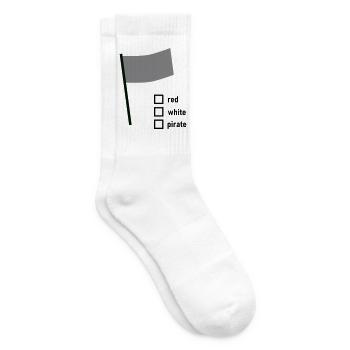 Flag - Tennissocken - Weiß - Rechts