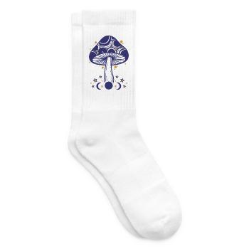 Trippy Festival-Hippie-Pilz-Batik - Tennissocken - Weiß - Rechts