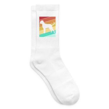 Boxer Hund - Tennissocken - Weiß - Rechts
