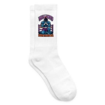 Wai Kru Before The First Bell  Muay Thai  - Tennissocken - Weiß - Rechts