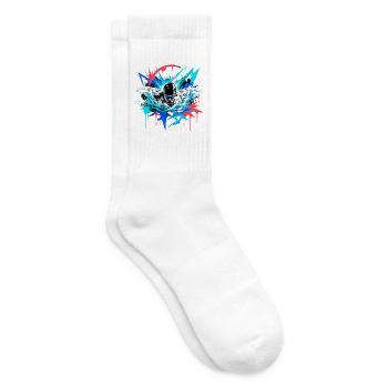 Schwimmen - Tennissocken - Weiß - Rechts
