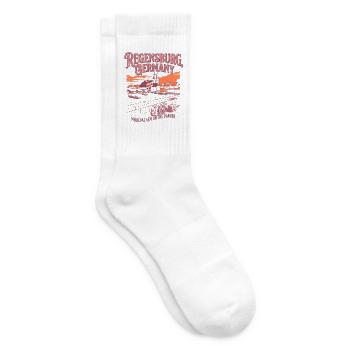 Vintage Regensburg Germany Medieval Gem On The - Tennissocken - Weiß - Rechts