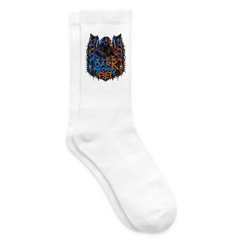 Dark Techno Cult DJ Neon - Tennissocken - Weiß - Rechts