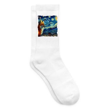 Rotfuchs Fuchs Starry Night - Tennissocken - Weiß - Rechts