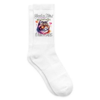 Exotische Kurzhaarkatze Mädchen - Tennissocken - Weiß - Rechts