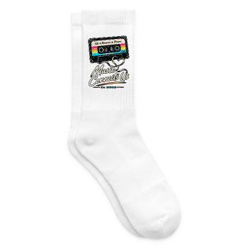 Music Connects Us – 80s Rewind - Tennissocken - Weiß - Rechts