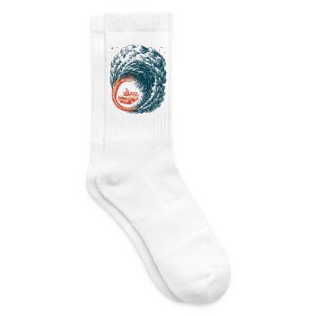 Hook Echo Radar Sturmverfolgung Tornado-tracker - Tennissocken - Weiß - Rechts