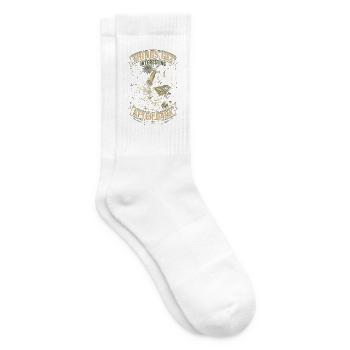 Herpetologie Things Get Interesting After Dark - Tennissocken - Weiß - Rechts